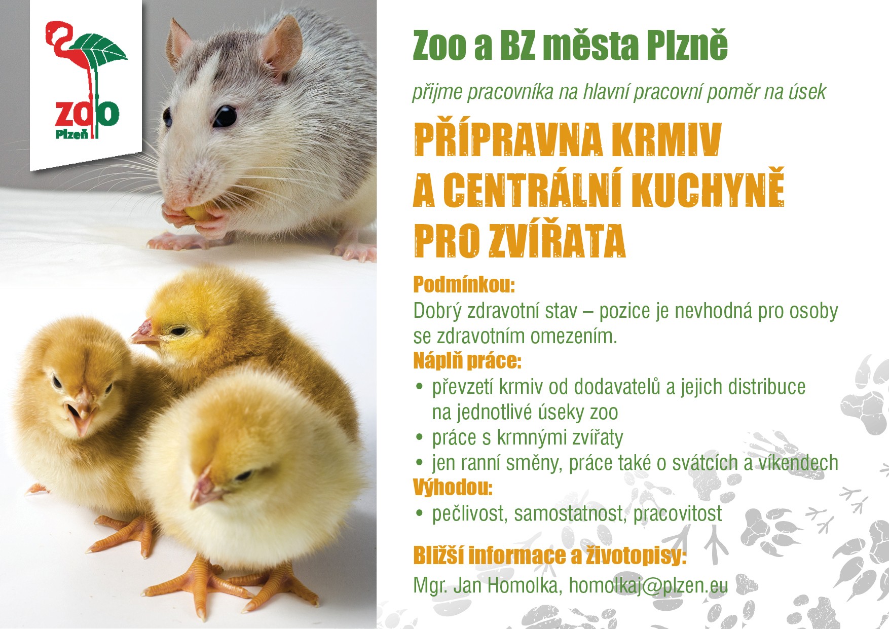 Přijmeme pracovníka do přípravny krmiv