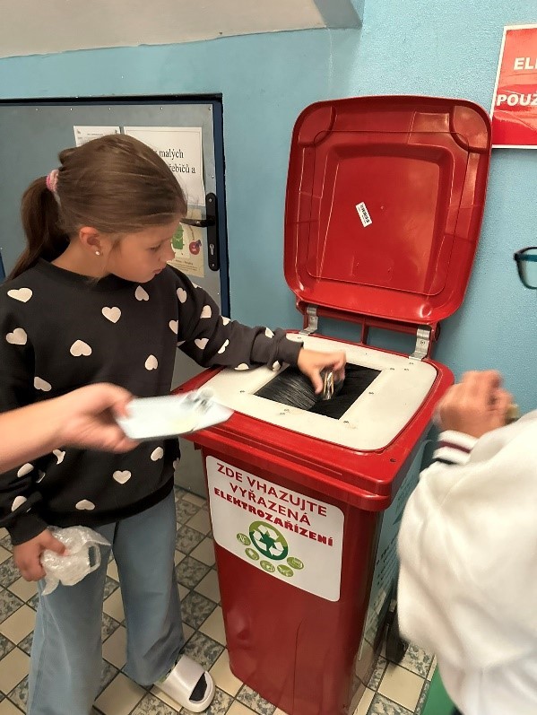 Evropský den recyklace baterií na naší škole
