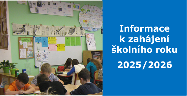 Informace k zahájení školního roku 2025/2026