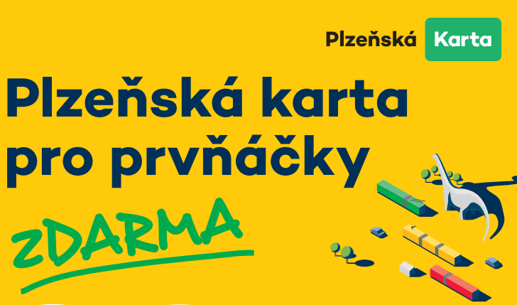 Plzeňská karta pro prvňáčky zdarma
