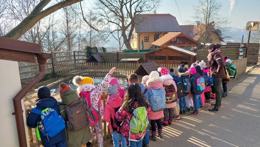 Prvňáci v ZOO