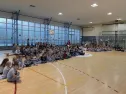 Kulturní akce v tělocvičně u příležitosti 50 let od založení školy