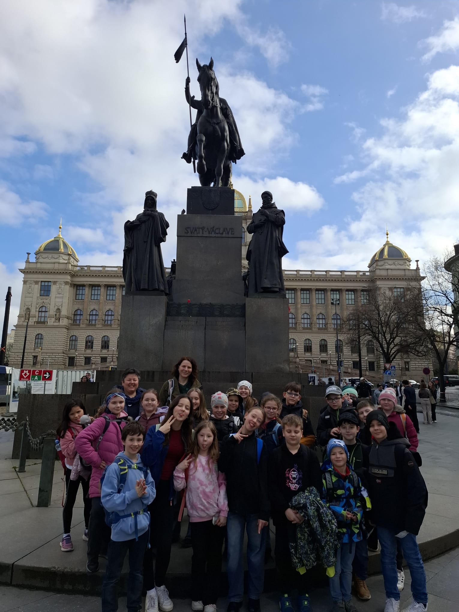 4. B a Národní muzeum v Praze