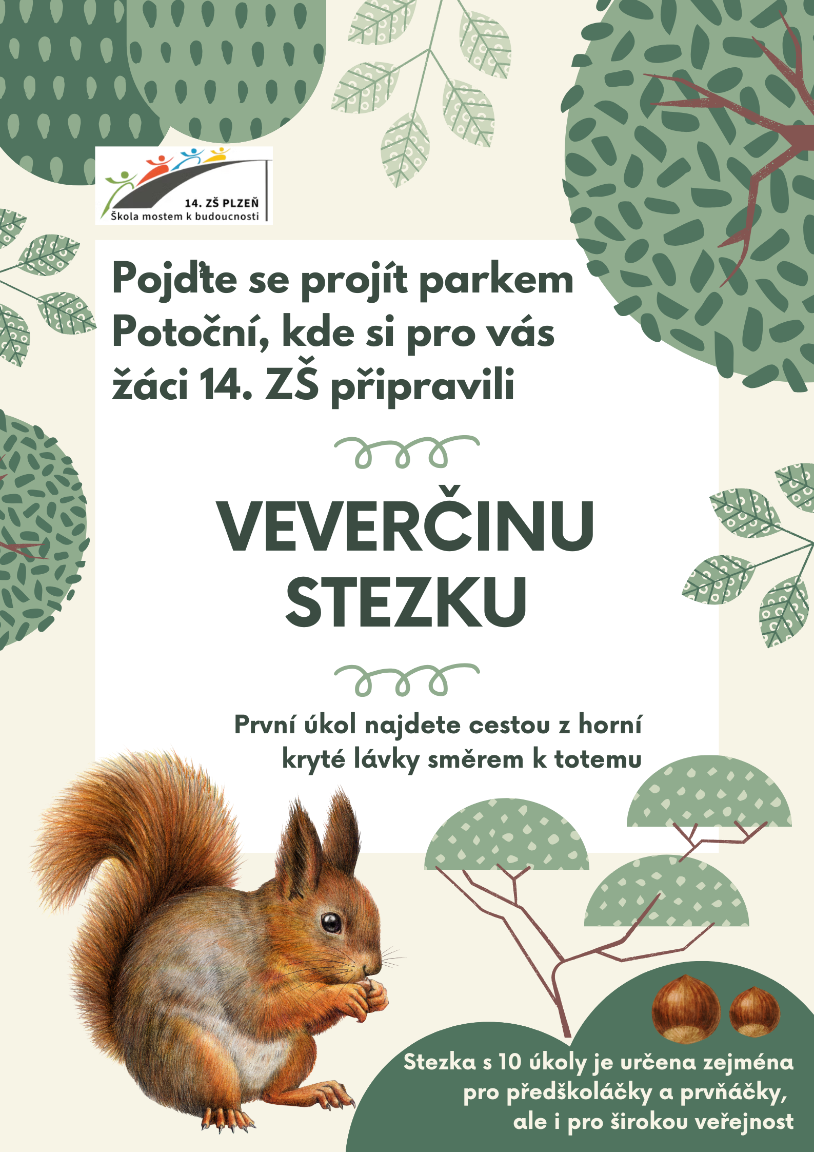 Otevření Stezky přírodou v parku Potoční - Veverčina stezka