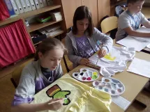 Malování na trička - červen 2022