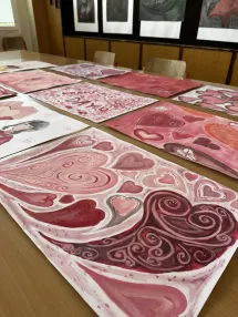 Kompozice Valentýn - 7.C a 7.D - únor 2026