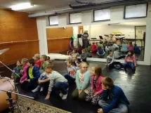 Návštěva základní umělecké školy 1. odd. - listopad 2018