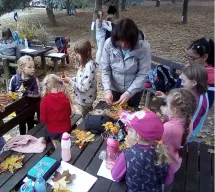 Podzimní aktivity na zahradě školy - 2019