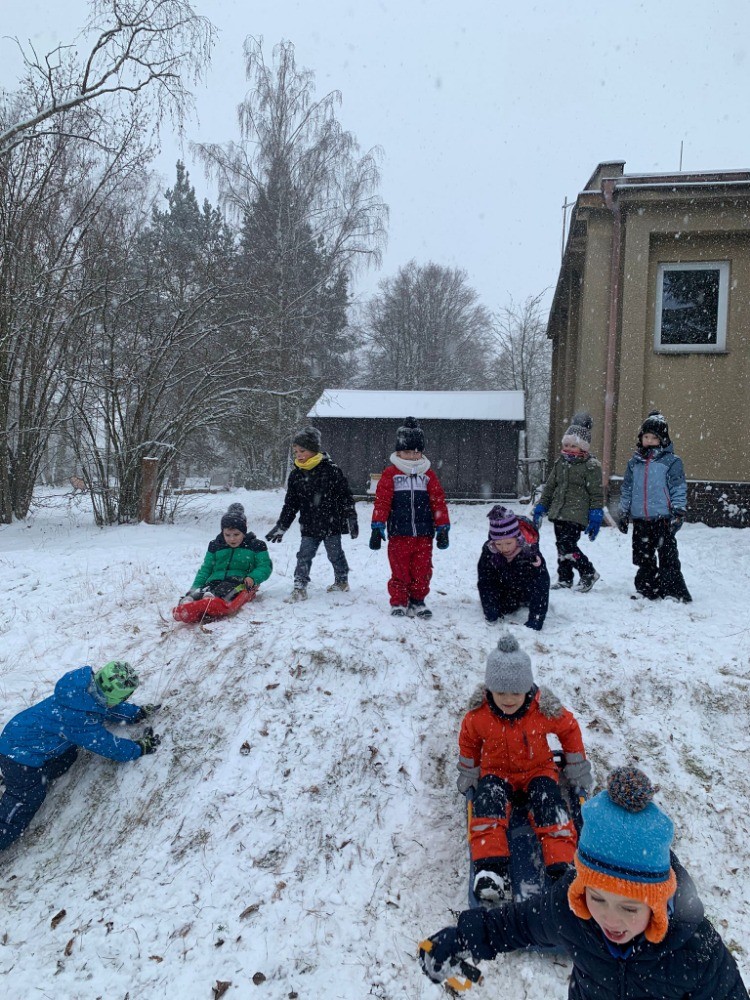 První sníh (sovičky)