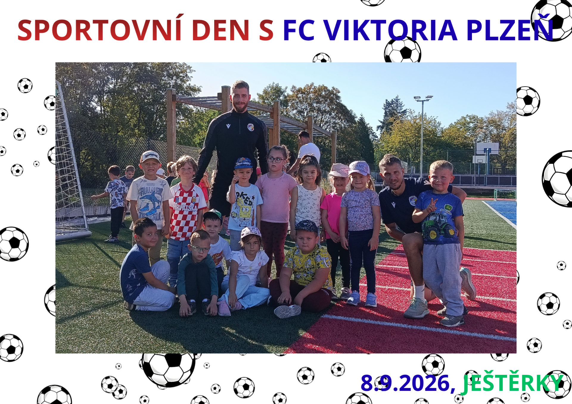 AKCE PRO PŘEŠKOLÁKY - FC VIKTORIA PLZEŇ - JEŠTĚRKY