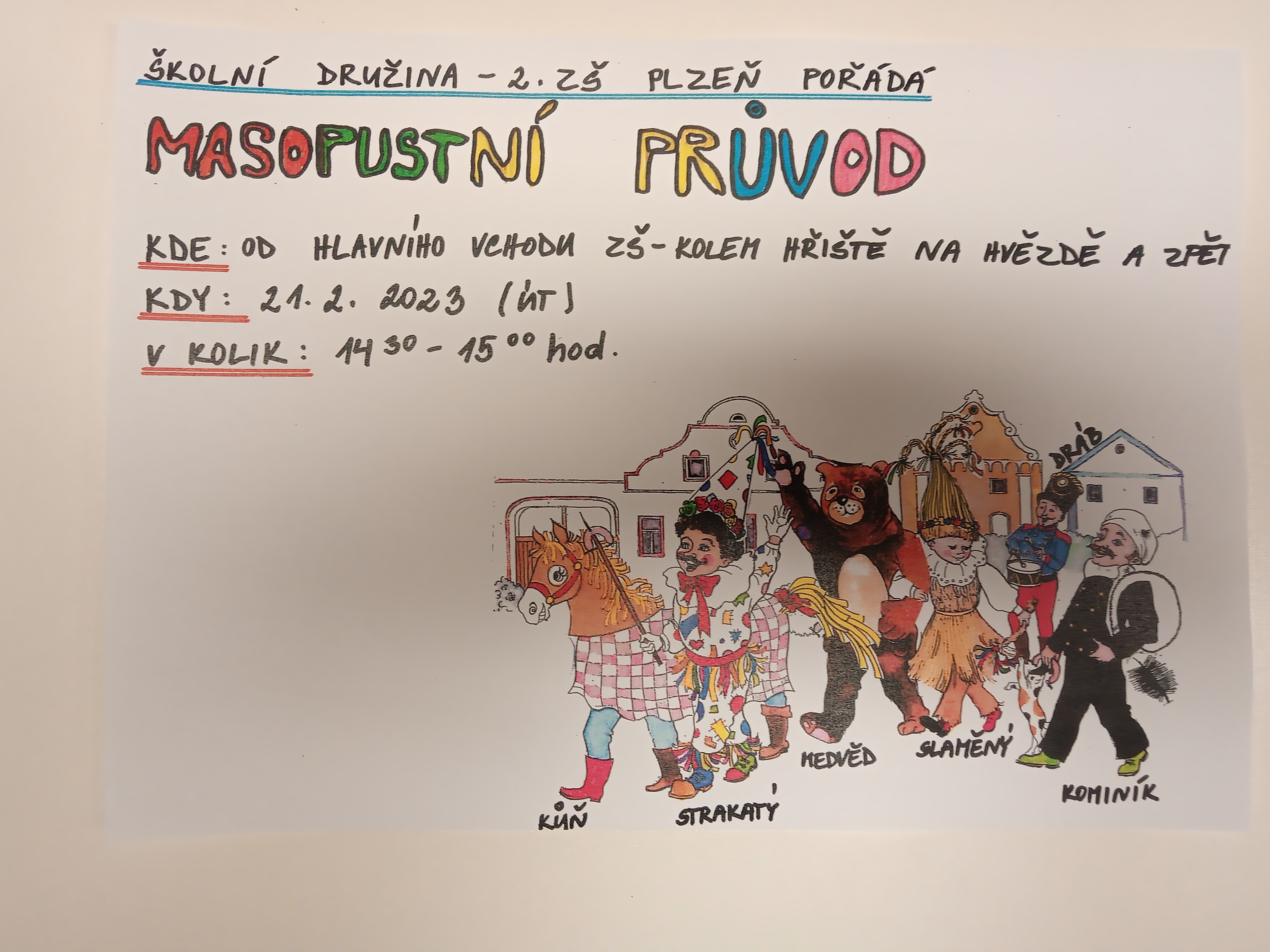 Připravujeme Masopustní průvod
