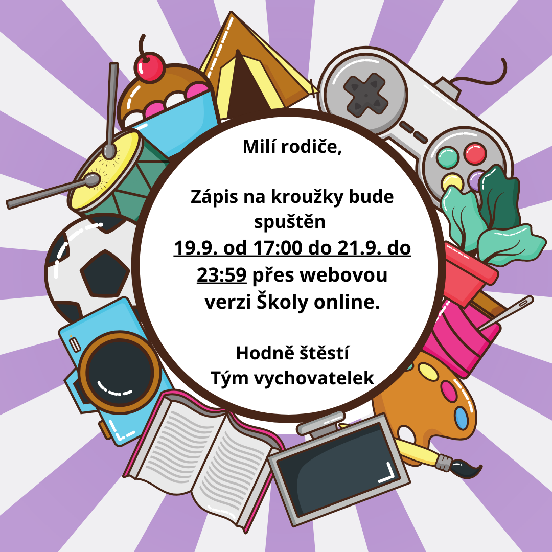 Kroužky ŠD plakát