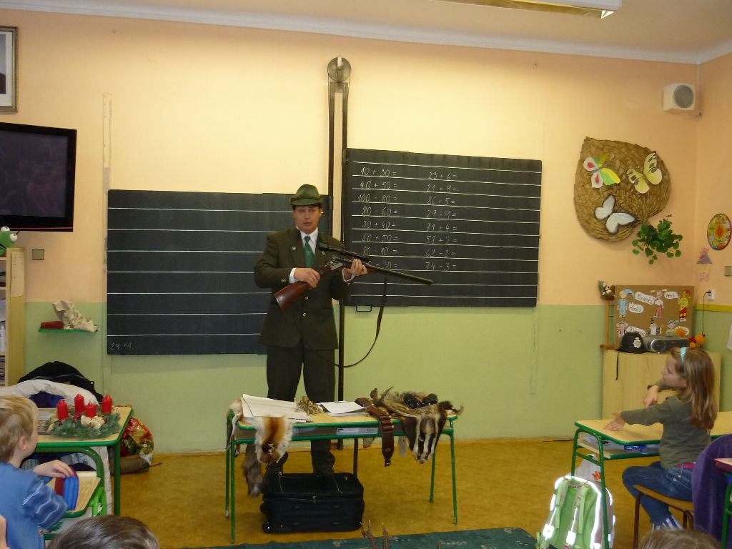 Návštěva myslivce ve 2. ročníku
