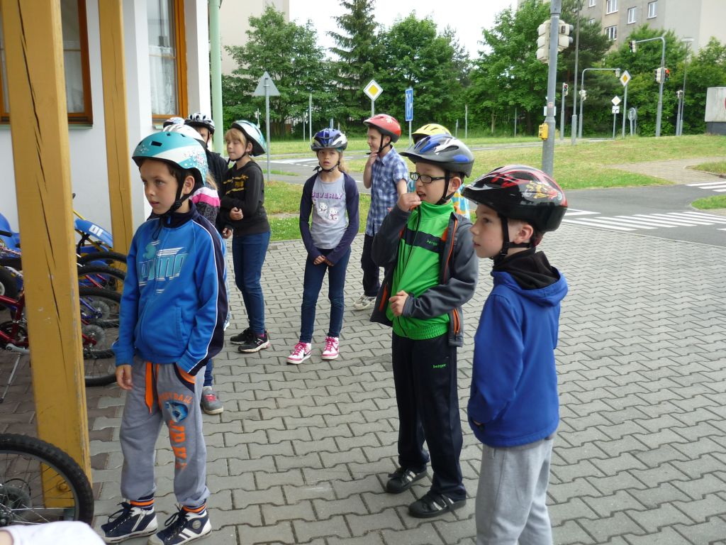 Třetí A na dopravním hřišti