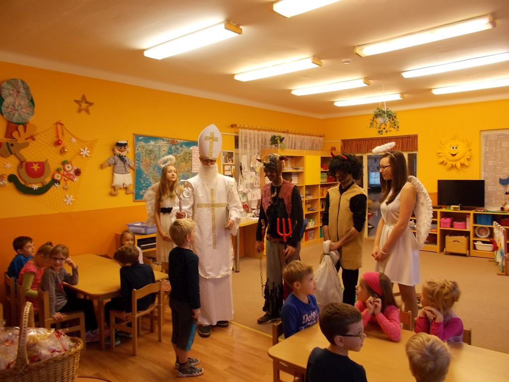  Mikulášská nadílka v 38. MŠ v Plzni