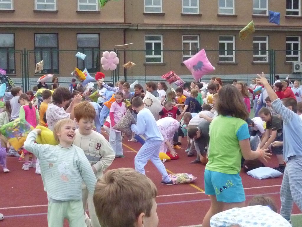 Odpověď na anketní otázku „Polštářová bitva"