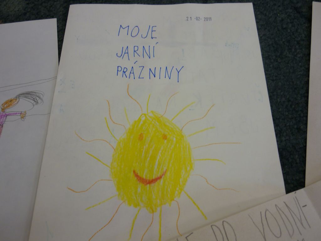 Šestý měsíc u prvňáčků aneb naše první jarní prázdniny.
