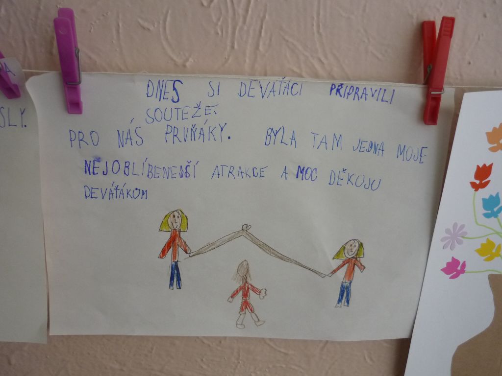 Prvňáčci soutěžili ...