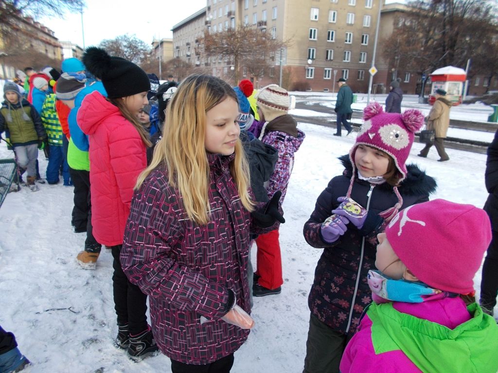 Stopovačka na sněhu