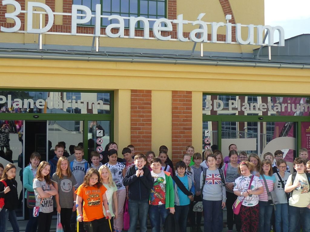 Návštěva Techmanie a planetária V.A, V.B