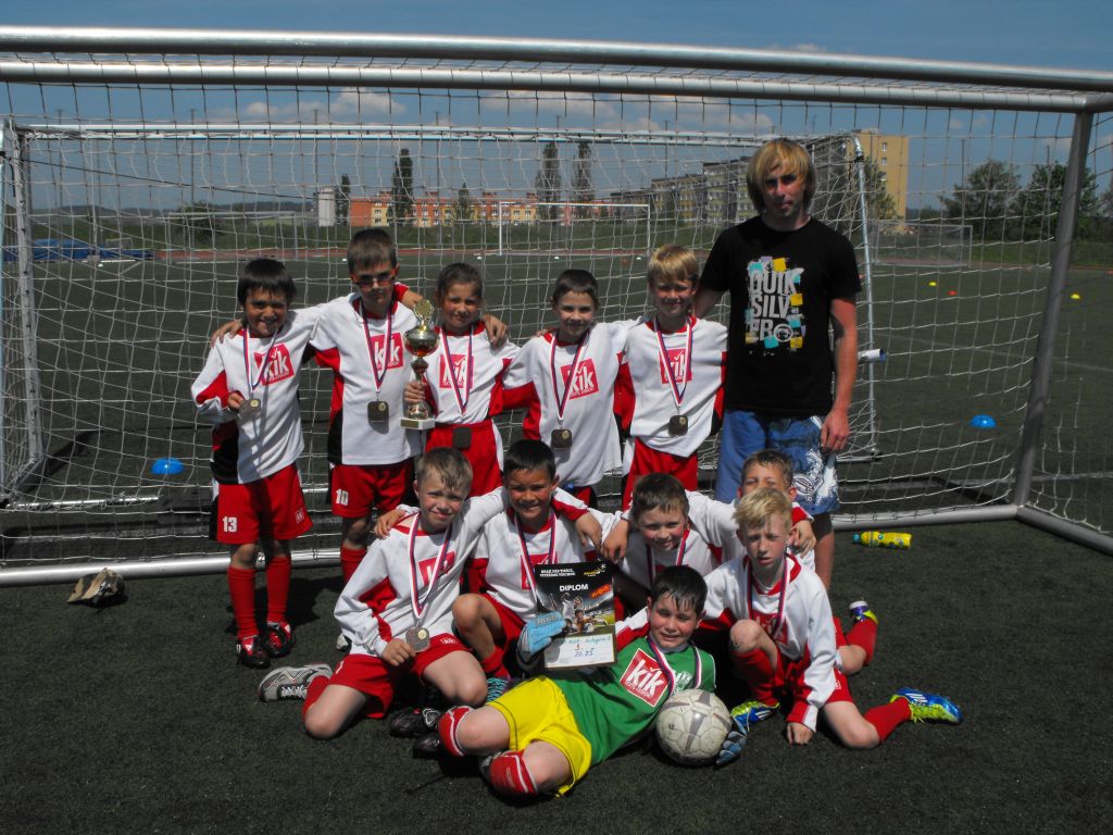 Třetí místo malých fotbalistů