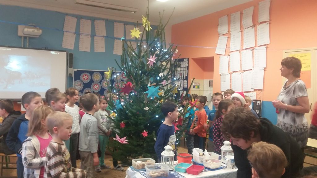 Obdarovávání v první a páté B