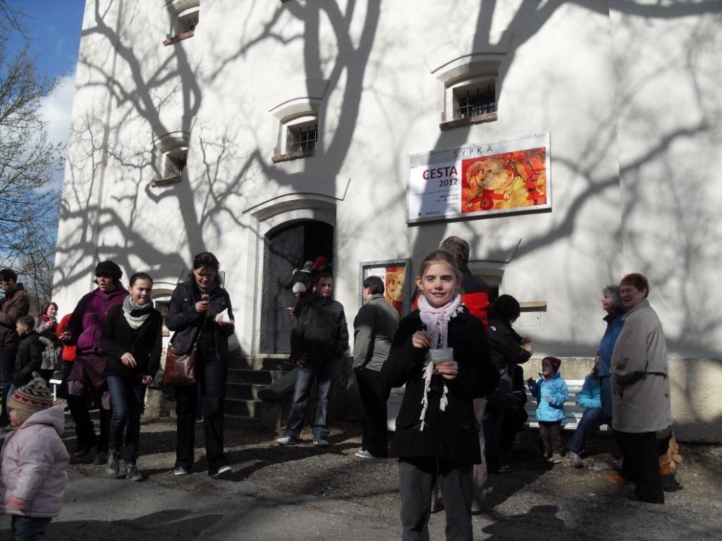 Vernisáž -Cesta 2012- na zámku Klenová