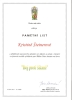 Pamětní list