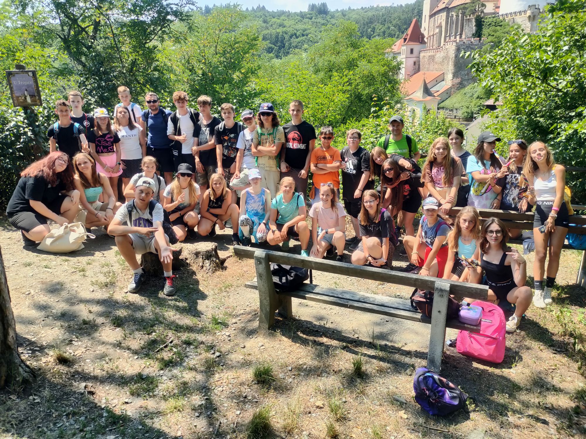 Výlet třídy VII.B a VII.C na hrad Křivoklát