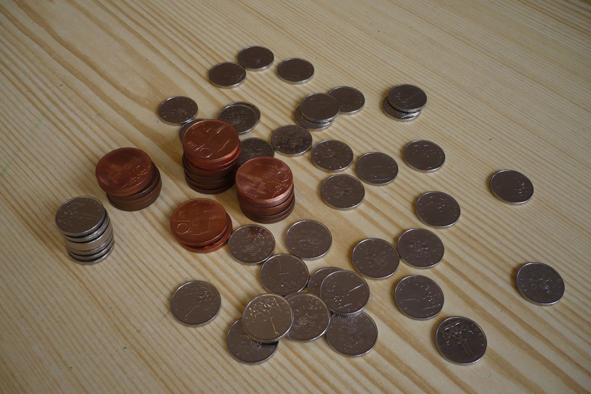 Poznáváme mince a bankovky