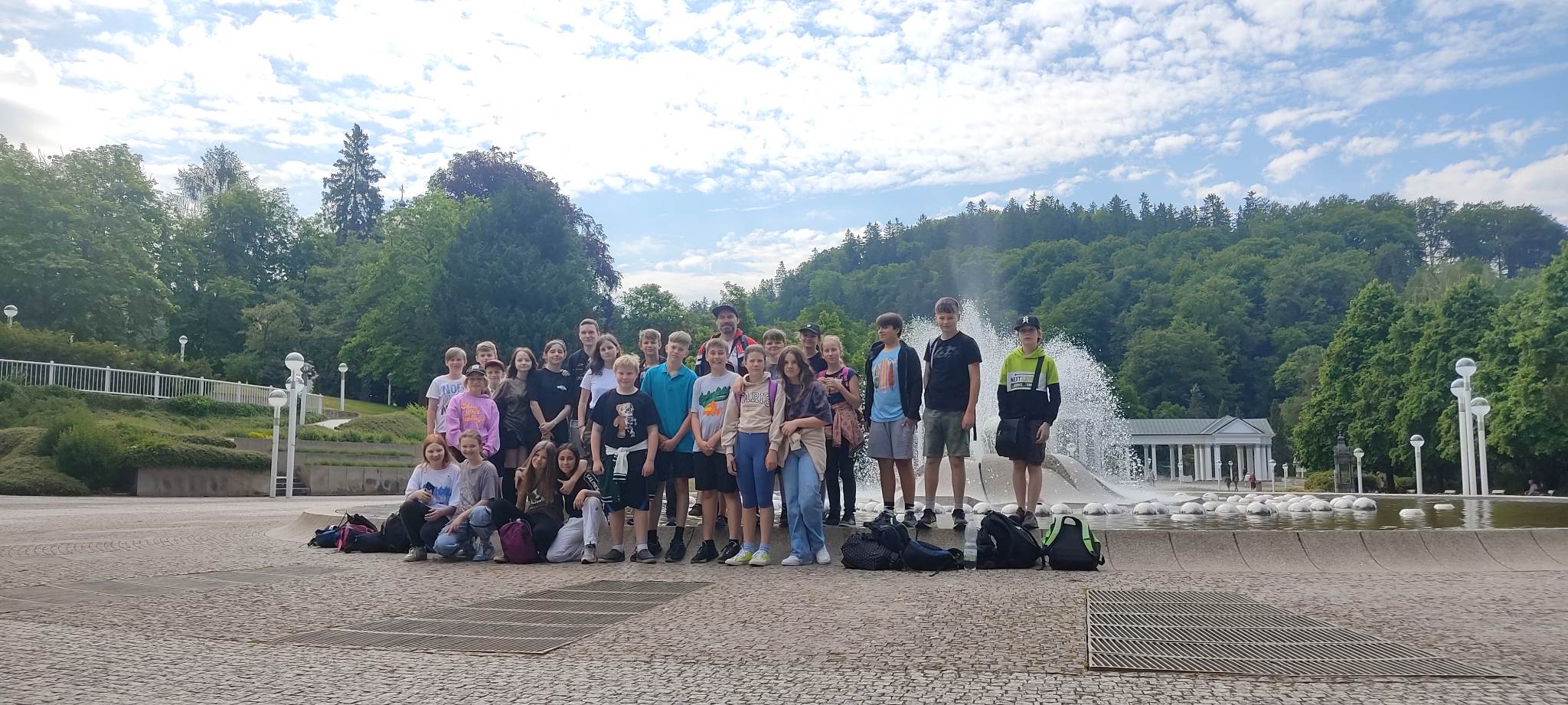 Dne 16.6 2023 jsme se třídou 6.B jeli na výlet do Mariánských lázní