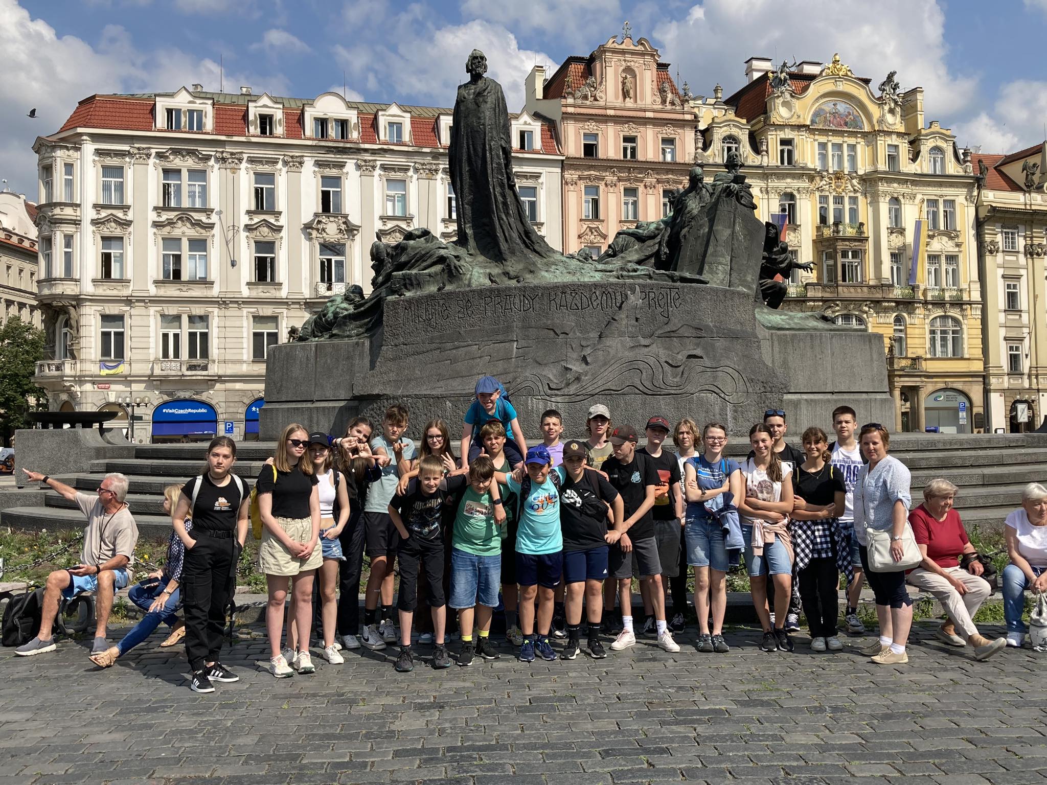 Dne 15.6. vyrazila třída VII.C do hlavního města za historickými památkami