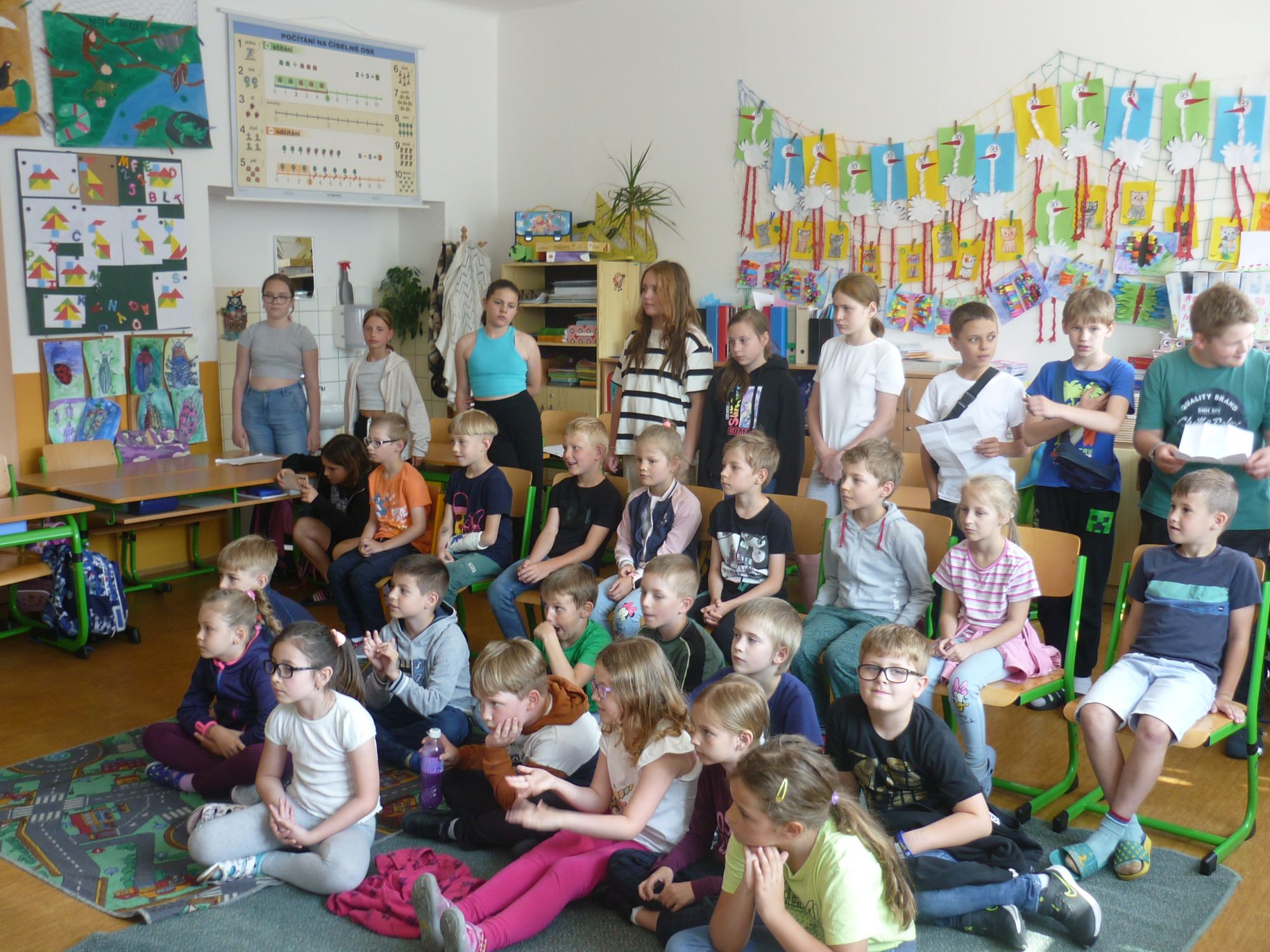 Spolupráce mezi třídami na 1. stupni