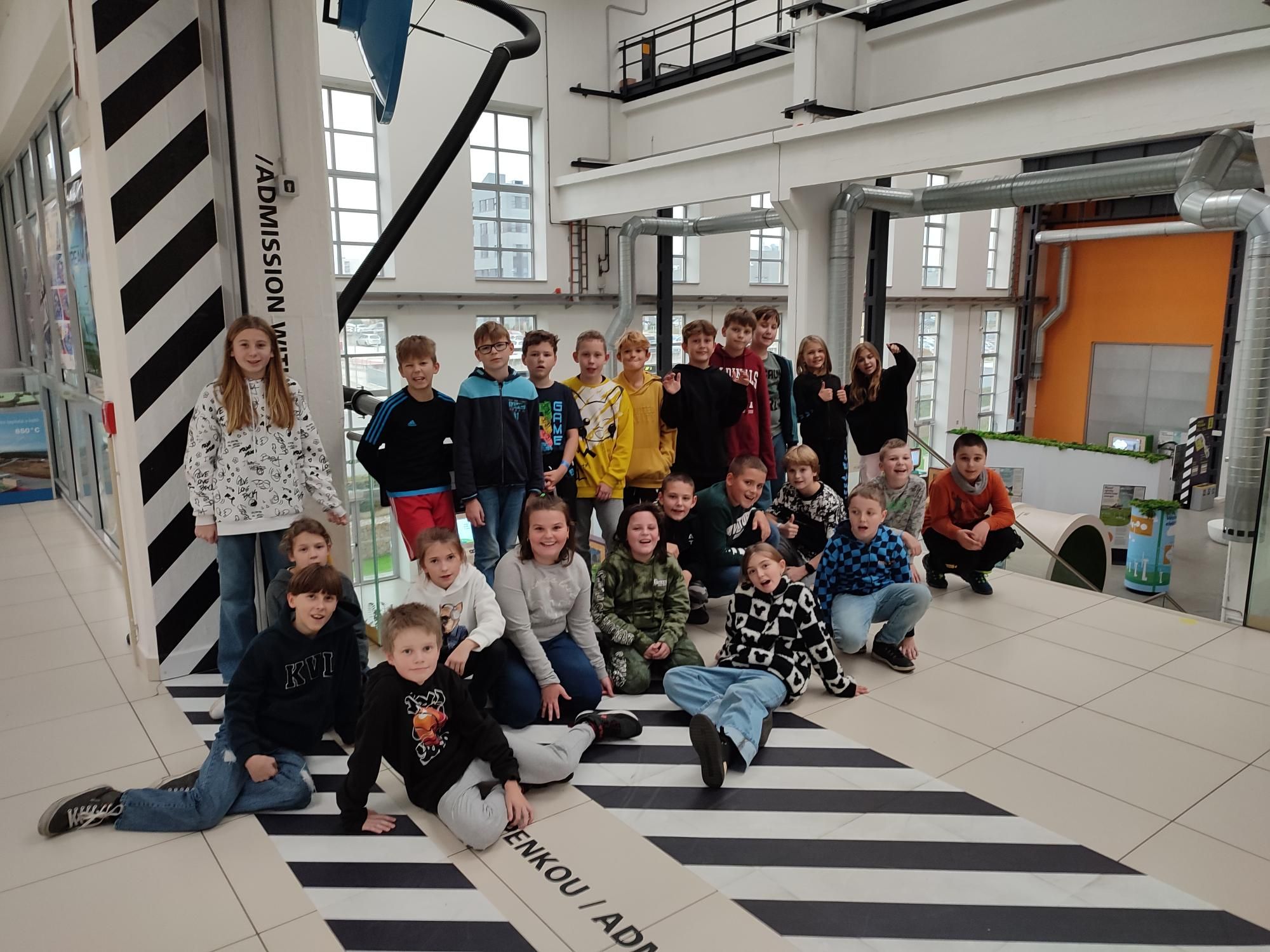 Páťáci v Techmanii