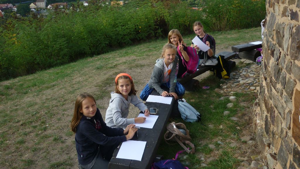 Vlastivědná vycházka čtvrťáků