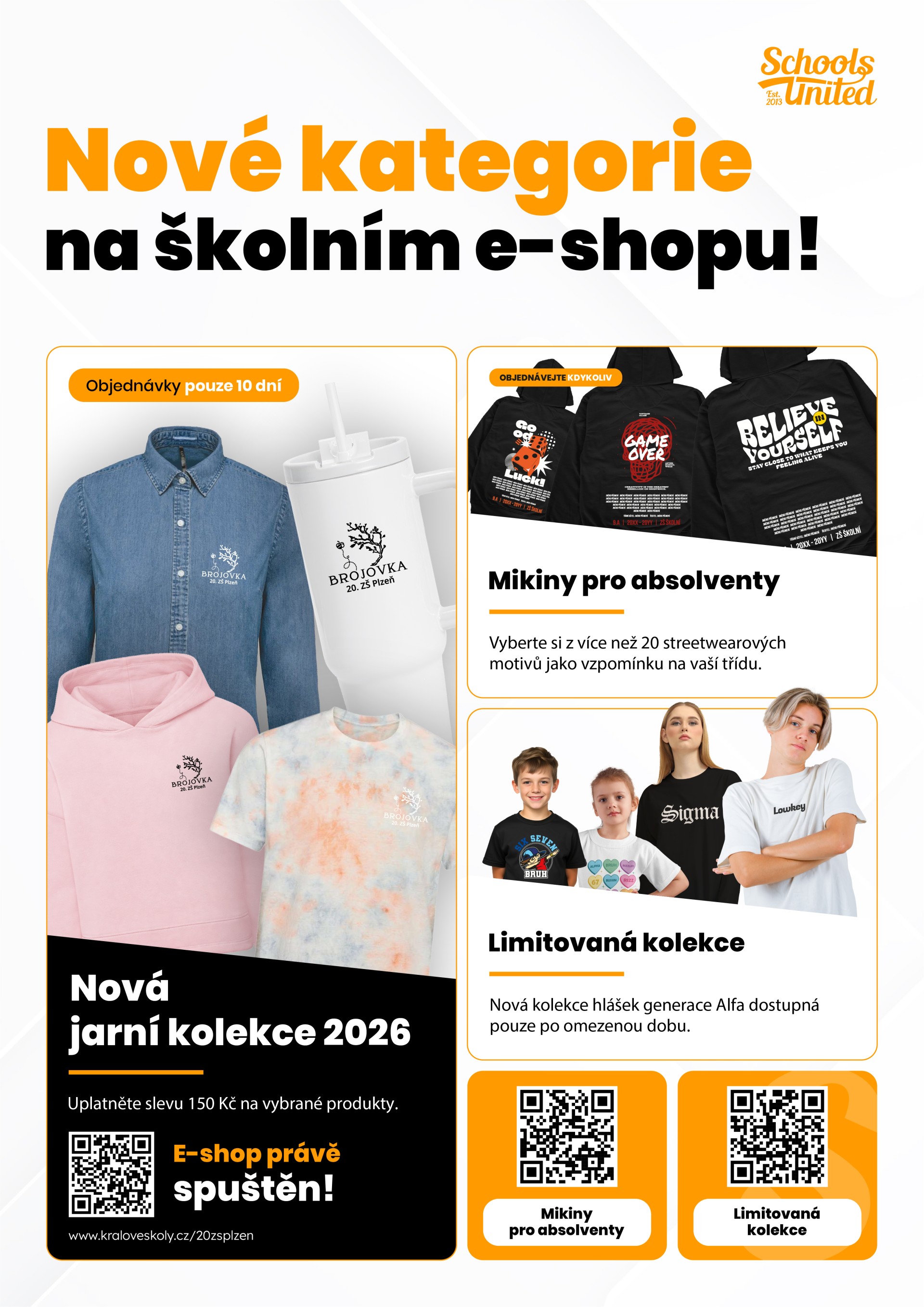 Školní merch je zpět!