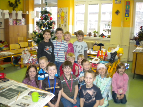 Besídka ve třídě
