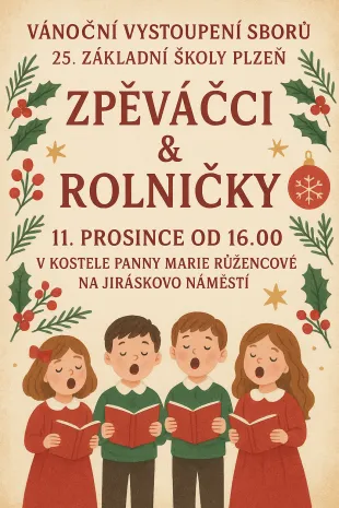 Vánoční koncert pěveckých sborů naší školy