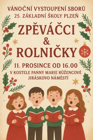 Vánoční koncert pěveckých sborů naší školy