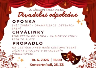 Divadelní odpoledne 10. 6. 2026 od 16:00 hodin