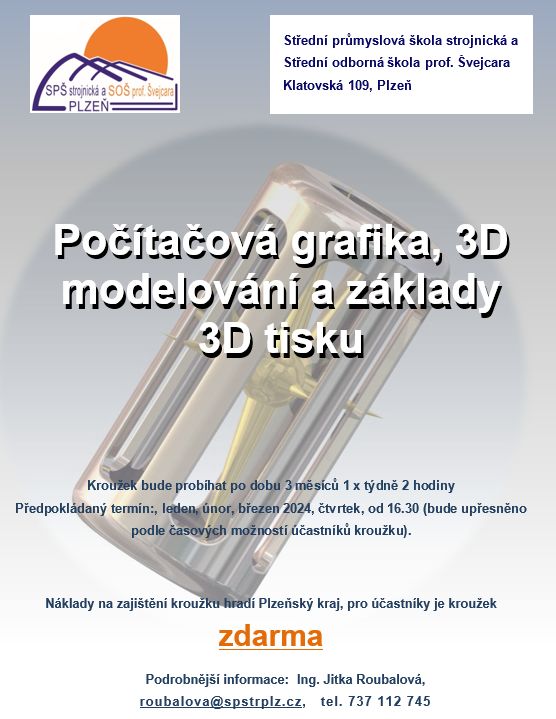 Počítačová grafika – základy AutoCAD 2D kreslení a Inventor 3D modelování