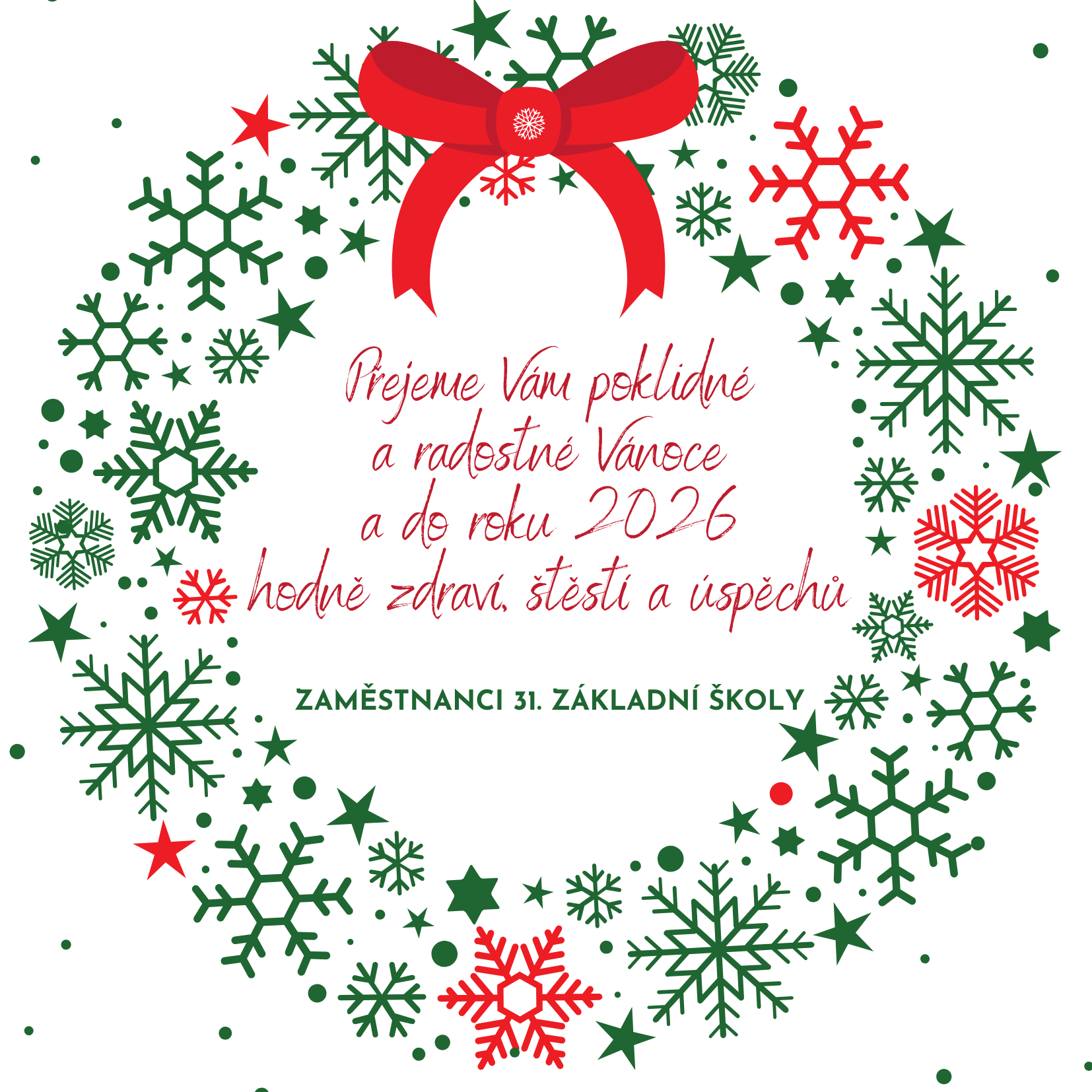 Hezké Vánoce a úspěšný rok 2026