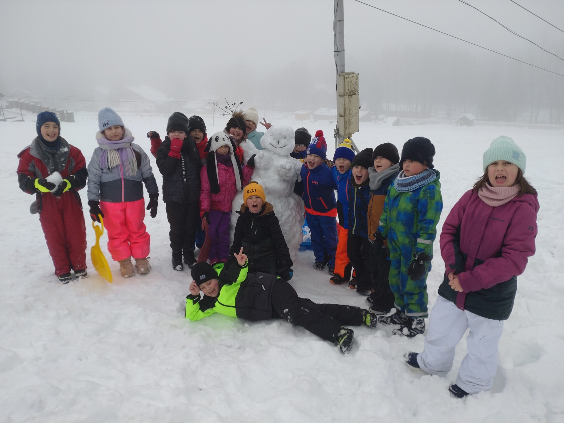 Zimní radovánky ve II. A