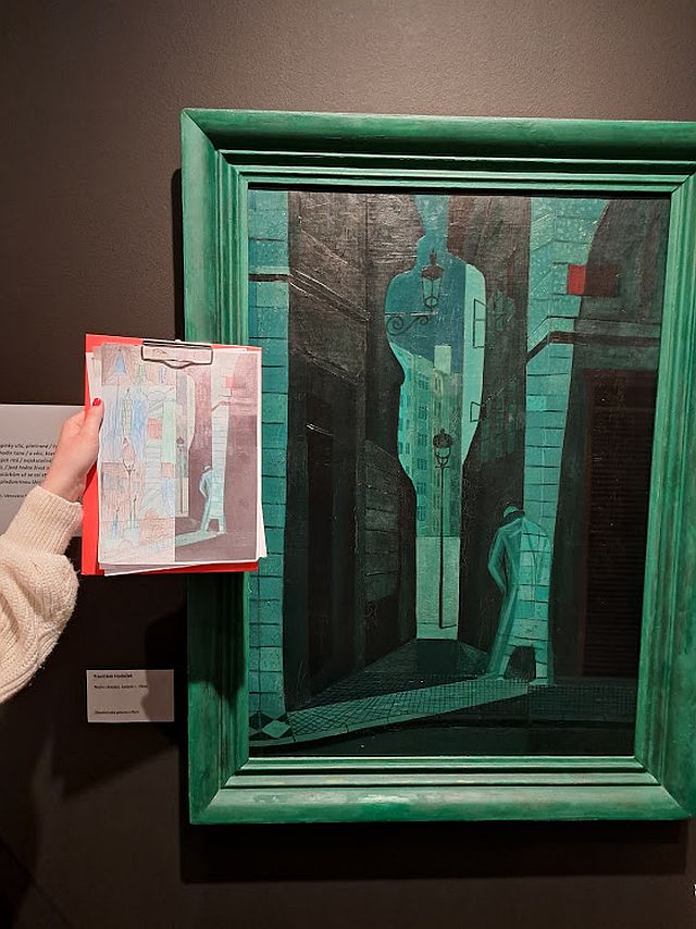návštěva galerie