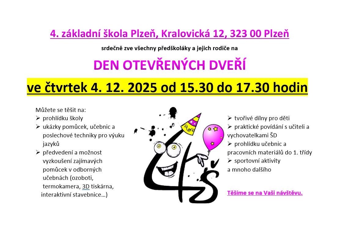 DEN OTEVŘENÝCH DVEŘÍ