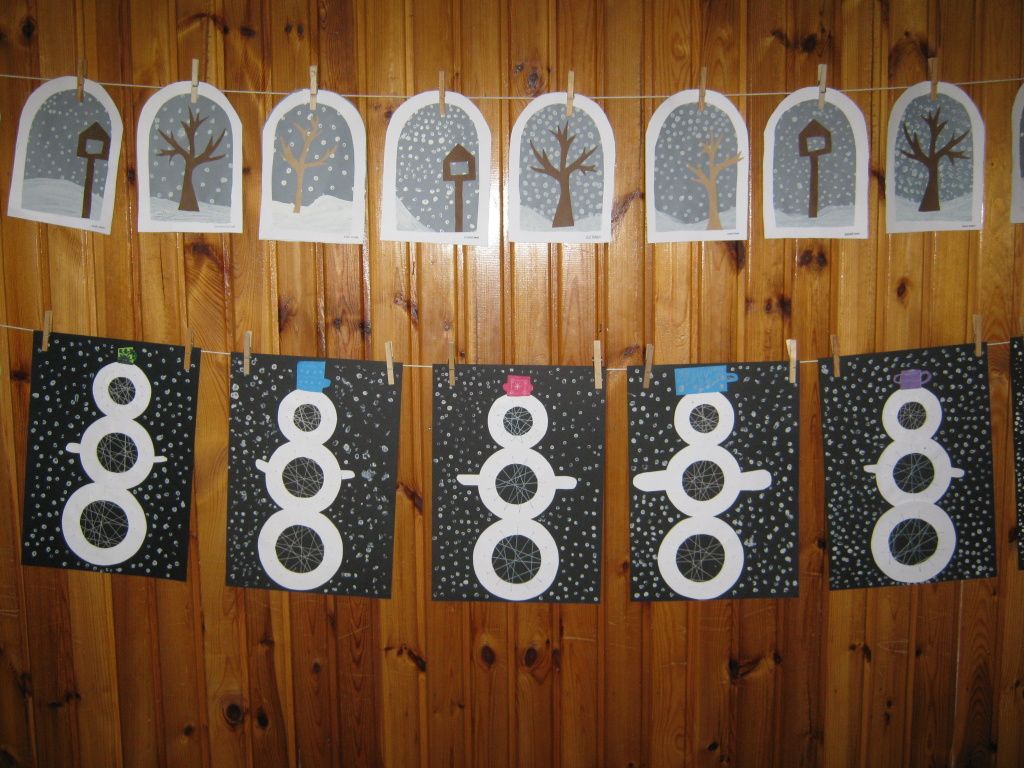 VYŠÍVANÍ SNĚHULÁCI