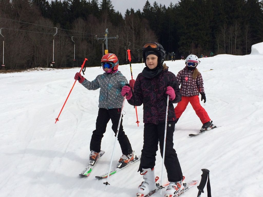 Závody - poslední den ny lyžích