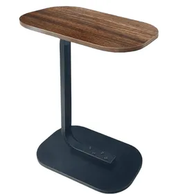 Small Oval C Shaped Side Table - Sofa Bedside End Table
