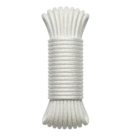20M White Braided Rope Strong Multipurpose Cord