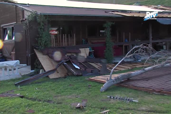 I danni al Tiro a Volo della Ciarulla - Le raffiche hanno causato problemi in tutto il territorio: al Tiro a volo della Ciarulla si è scoper...